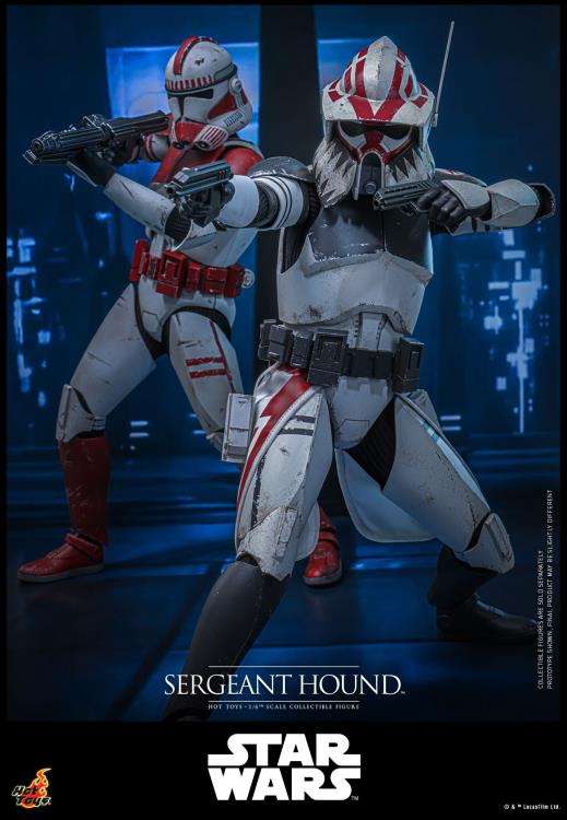 Star Wars: The Clone Wars TMS000 Sergeant Hound 1/6th Scale Collectible Figure Gallery Image 11