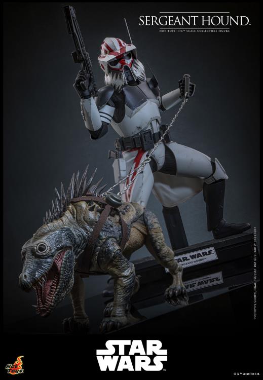 Star Wars: The Clone Wars TMS000 Sergeant Hound 1/6th Scale Collectible Figure Gallery Image 9