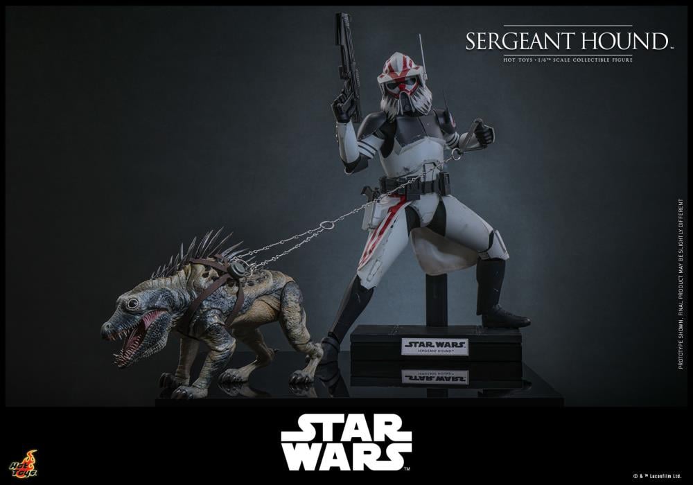 Star Wars: The Clone Wars TMS000 Sergeant Hound 1/6th Scale Collectible Figure Gallery Image 20