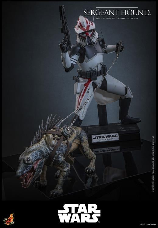 Star Wars: The Clone Wars TMS000 Sergeant Hound 1/6th Scale Collectible Figure Gallery Image 10