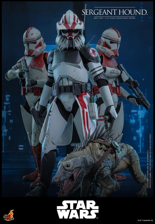 Star Wars: The Clone Wars TMS000 Sergeant Hound 1/6th Scale Collectible Figure Gallery Image 15