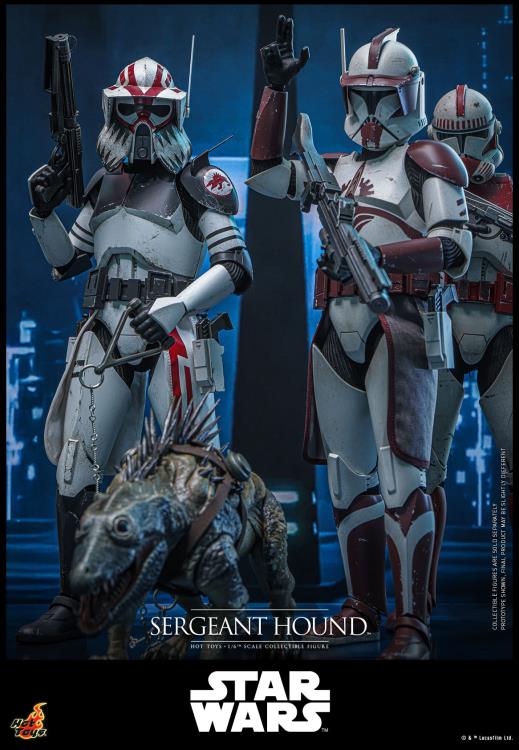 Star Wars: The Clone Wars TMS000 Sergeant Hound 1/6th Scale Collectible Figure Gallery Image 12