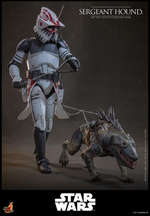 Star Wars: The Clone Wars TMS000 Sergeant Hound 1/6th Scale Collectible Figure Gallery Image 6
