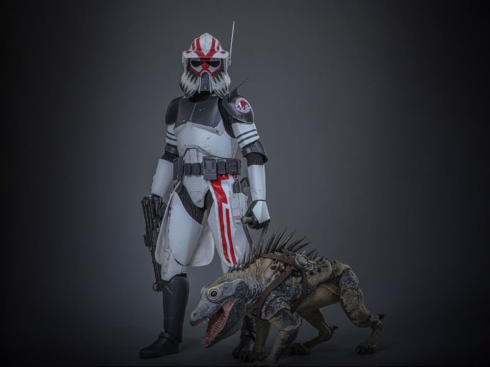 Star Wars: The Clone Wars TMS000 Sergeant Hound 1/6th Scale Collectible Figure Gallery Image 1
