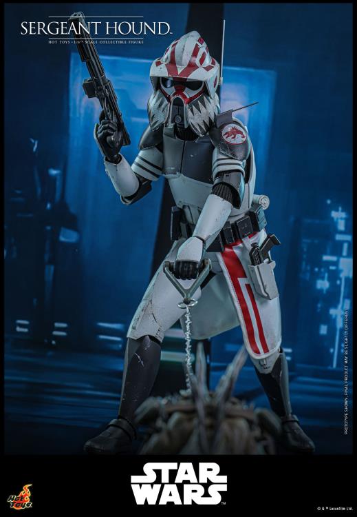 Star Wars: The Clone Wars TMS000 Sergeant Hound 1/6th Scale Collectible Figure Gallery Image 17