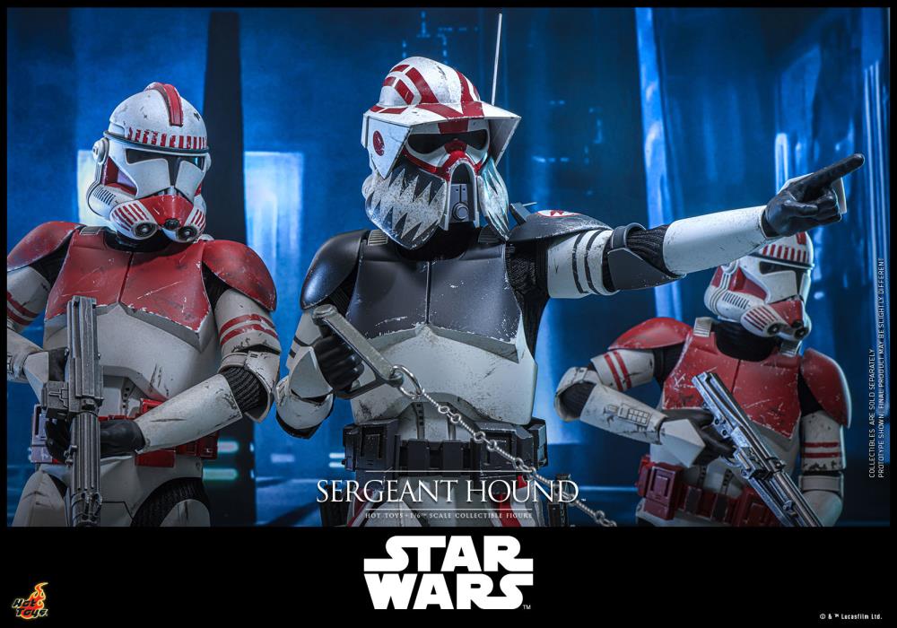 Star Wars: The Clone Wars TMS000 Sergeant Hound 1/6th Scale Collectible Figure Gallery Image 19