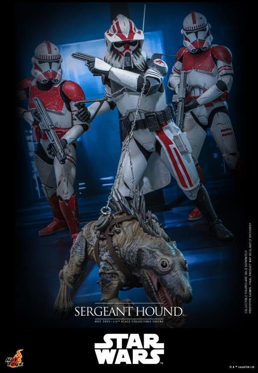 Star Wars: The Clone Wars TMS000 Sergeant Hound 1/6th Scale Collectible Figure Gallery Image 14