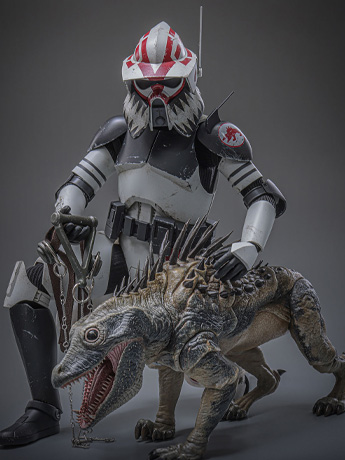Star Wars: The Clone Wars TMS000 Sergeant Hound 1/6th Scale Collectible Figure Gallery Image 2