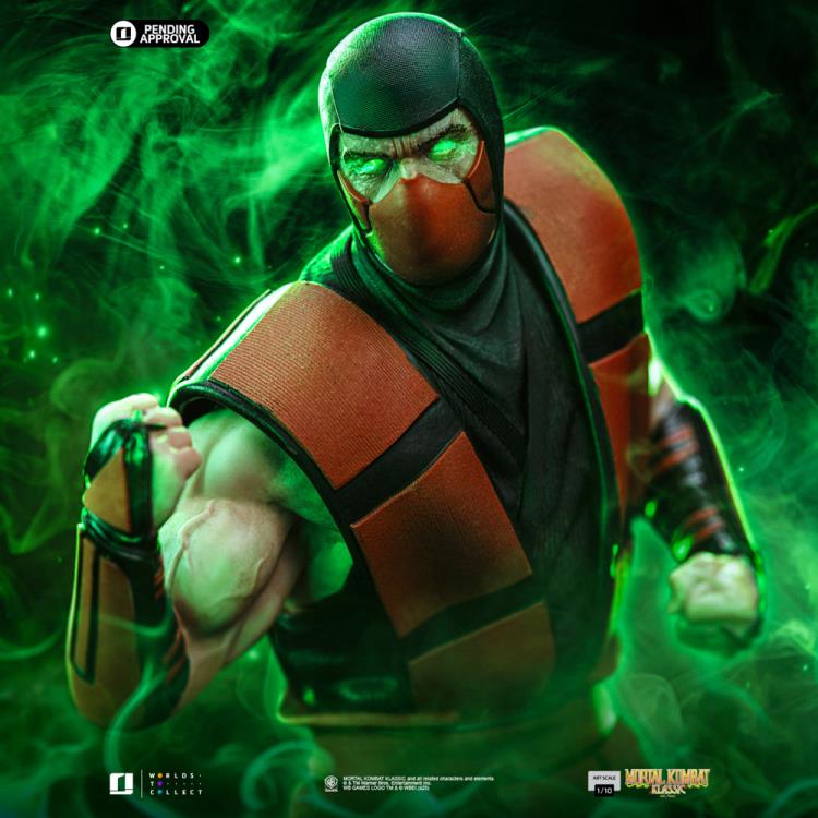 Mortal Kombat Klassic Ermac 1/10 Art Scale BBTS Exclusive Limited Edition Statue Gallery Image 4