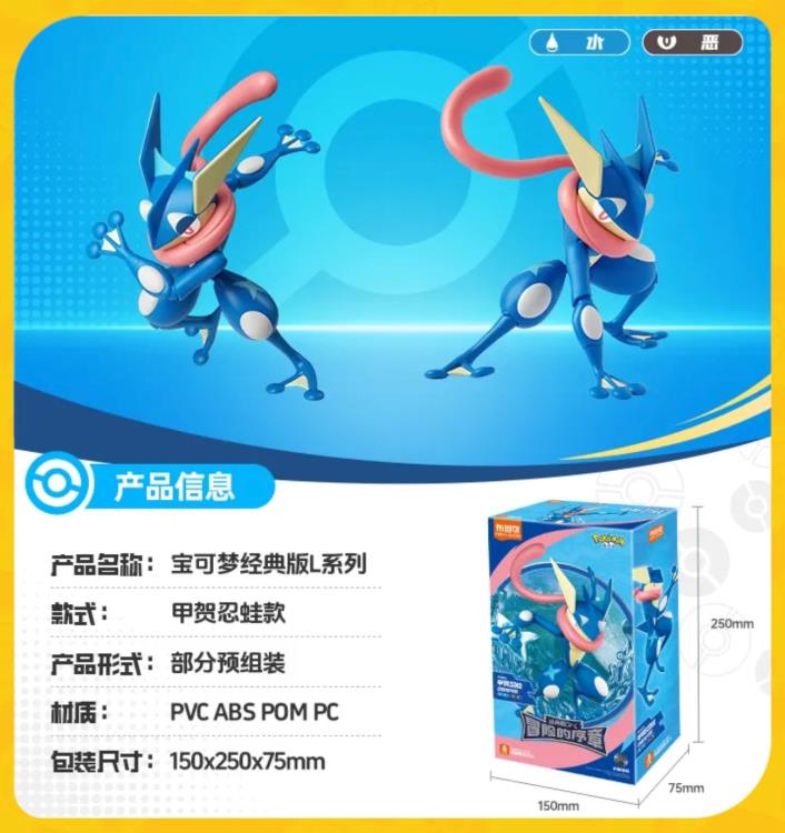 Pokemon Classic Version-L Greninja Model Kit Gallery Image 7