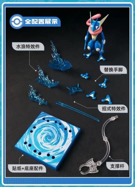 Pokemon Classic Version-L Greninja Model Kit