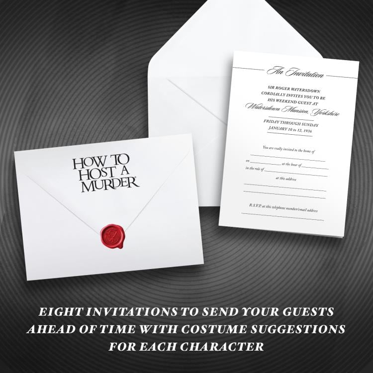 How to Host a Murder: A Dinner Party Mystery Game Watersdown Affair Gallery Image 5
