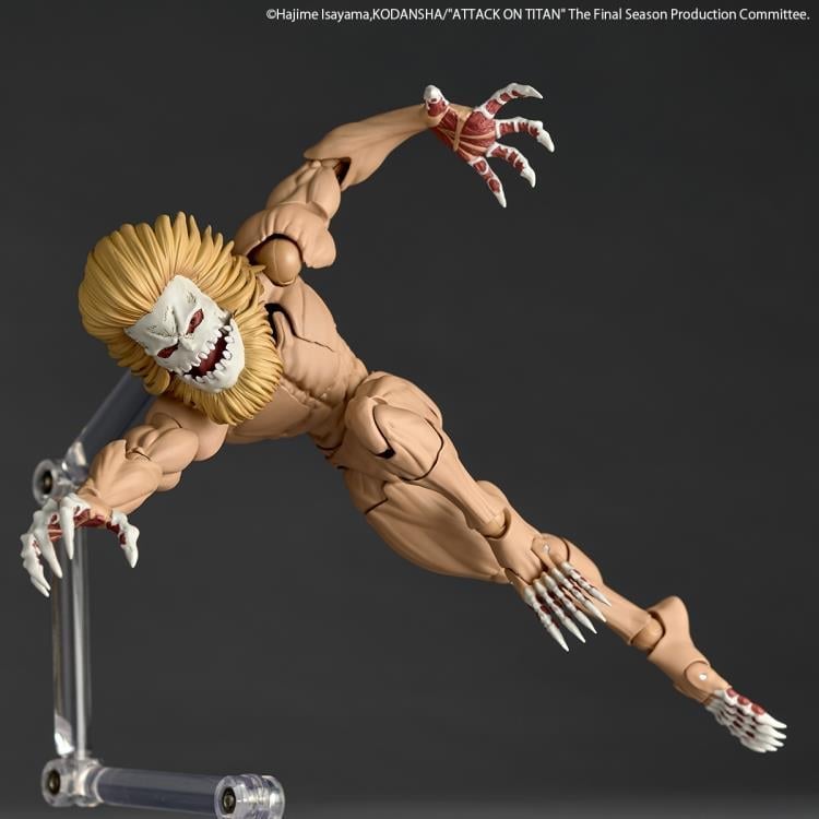 Attack on Titan Amazing Yamaguchi Revoltech NR102 Jaw Titan Action Figure Gallery Image 6