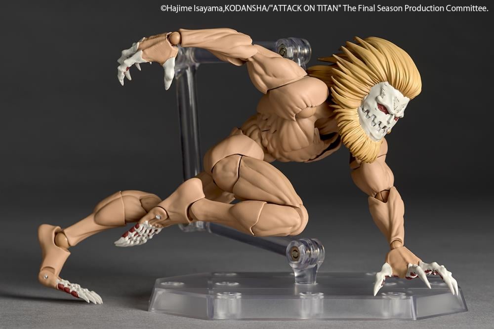 Attack on Titan Amazing Yamaguchi Revoltech NR102 Jaw Titan Action Figure Gallery Image 14