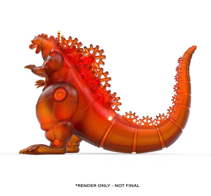 Godzilla x Doktor A. Godzilla Vinyl Art Figure (Burning Edition) Gallery Image 6