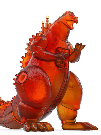 Godzilla x Doktor A. Godzilla Vinyl Art Figure (Burning Edition)