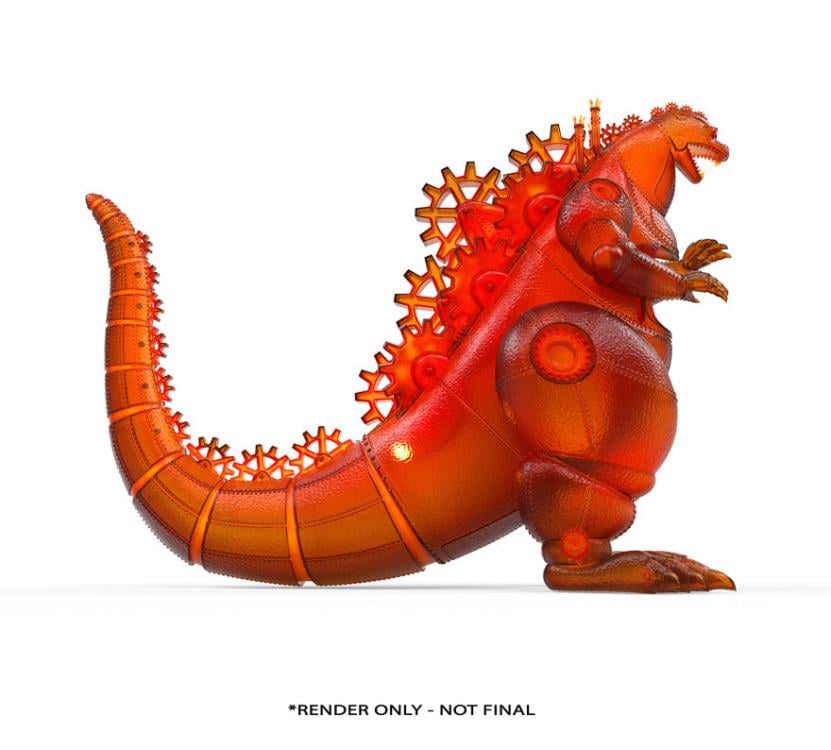 Godzilla x Doktor A. Godzilla Vinyl Art Figure (Burning Edition) Gallery Image 10