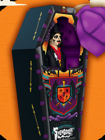 Svengoolie ReAction Svengoolie (Coffin Box) Action Figure Gallery Image 2