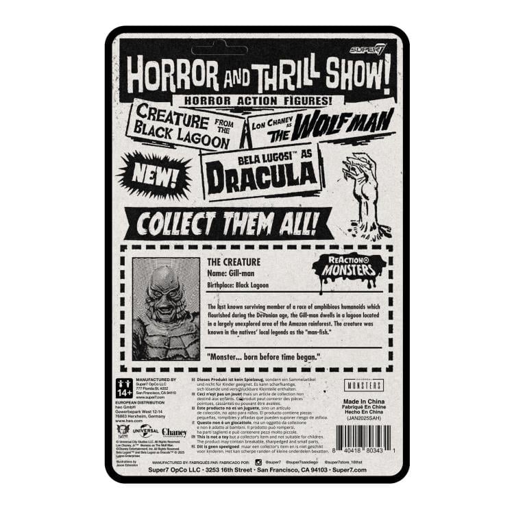 Universal Monsters ReAction+ Creature from the Black Lagoon Action Figure Gallery Image 5
