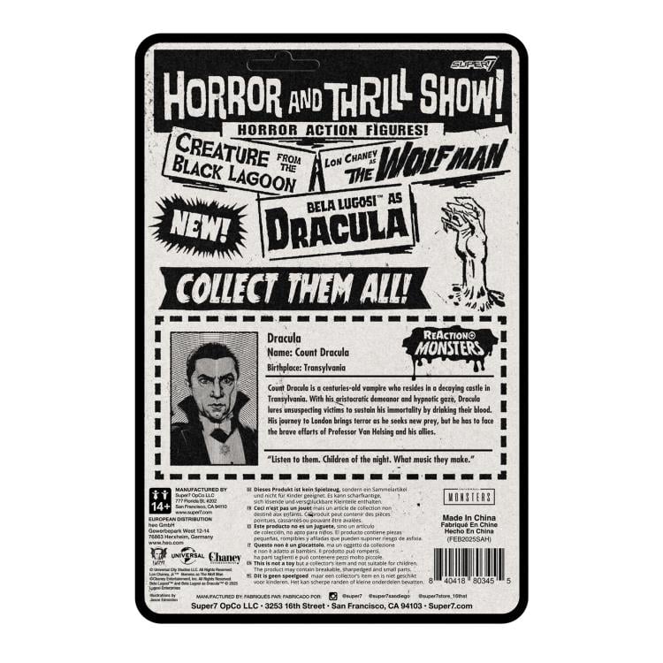 Universal Monsters ReAction+ Dracula Action Figure Gallery Image 5