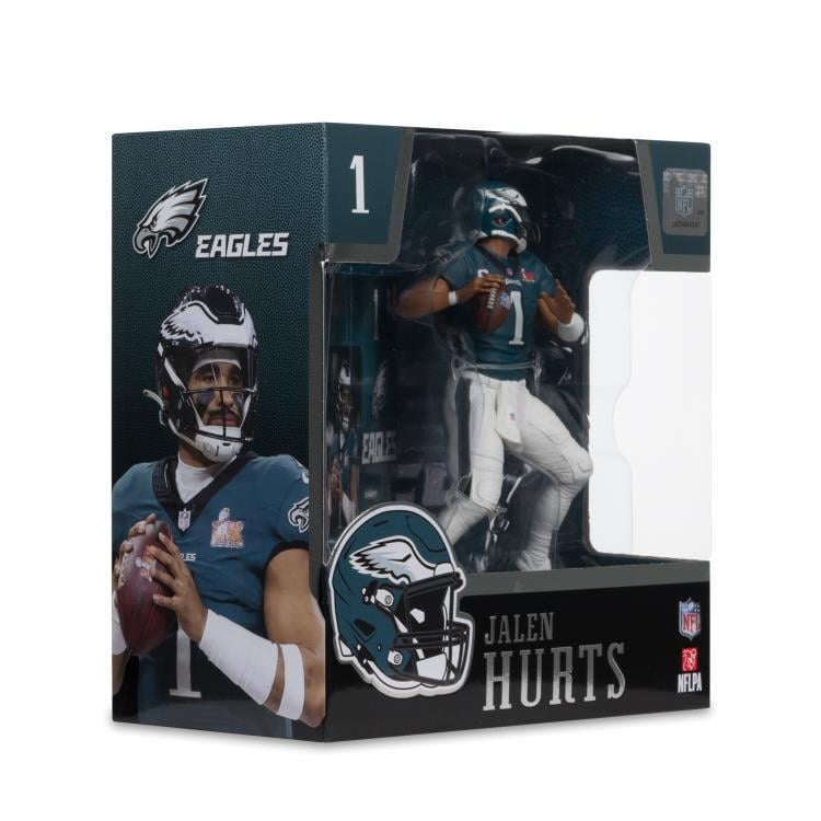 NFL SportsPicks Jalen Hurts (Philadelphia Eagles Super Bowl Edition) 7" Posed Figure Gallery Image 9