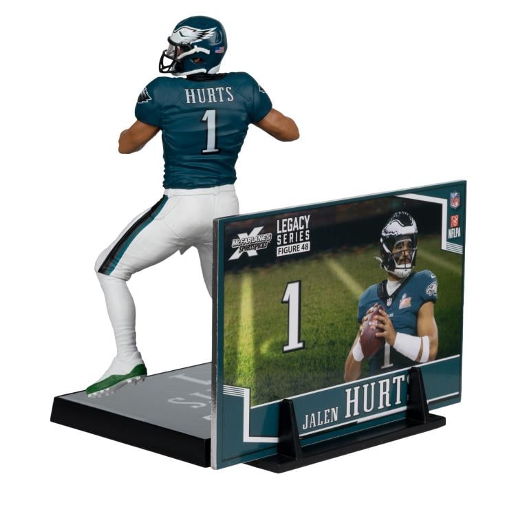 NFL SportsPicks Jalen Hurts (Philadelphia Eagles Super Bowl Edition) 7" Posed Figure Gallery Image 5