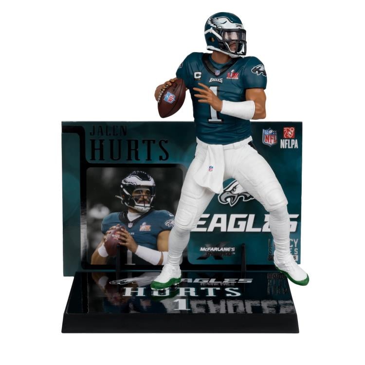NFL SportsPicks Jalen Hurts (Philadelphia Eagles Super Bowl Edition) 7" Posed Figure Gallery Image 3
