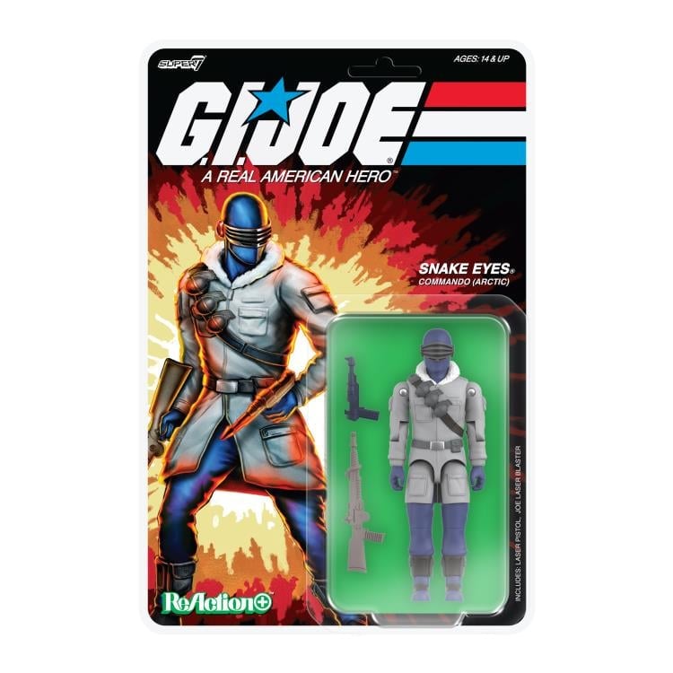 G.I. Joe ReAction+ Arctic Snake Eyes (Movie Ver.) Action Figure