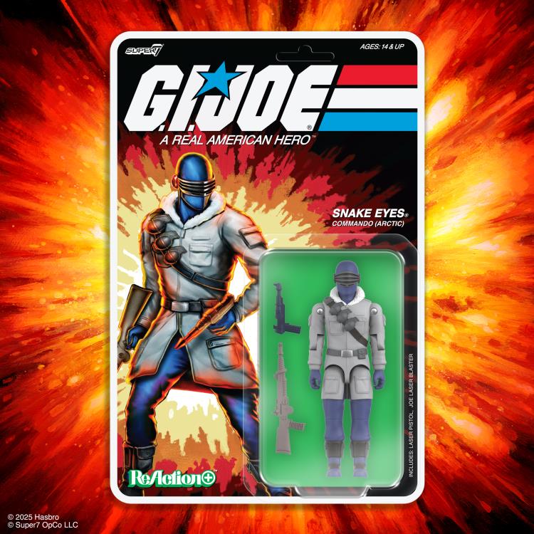 G.I. Joe ReAction+ Arctic Snake Eyes (Movie Ver.) Action Figure Gallery Image 6