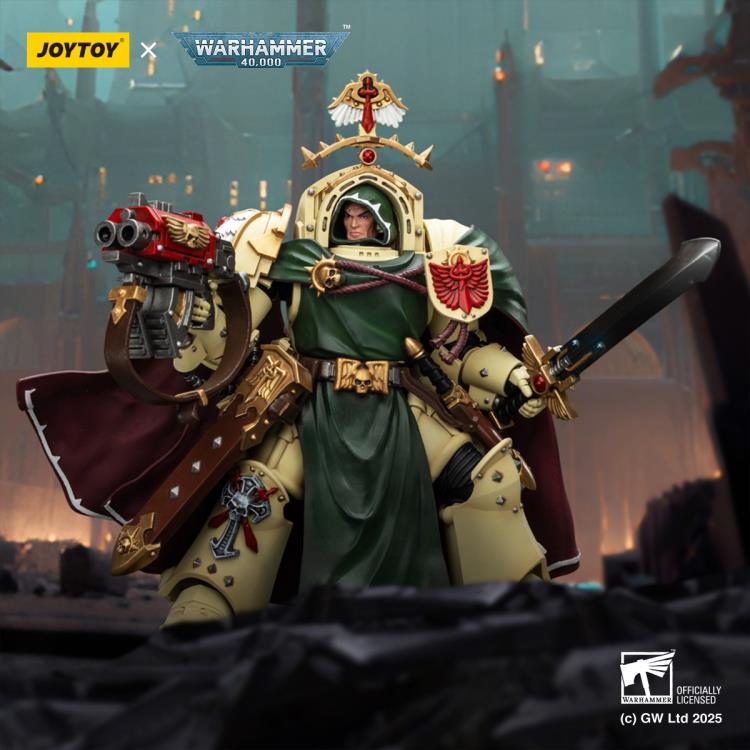 Warhammer 40,000 Dark Angels Belial, Grand Master of the Deathwing with the Sword of Silence and Storm Bolter 1/18 Scale Action Figure Gallery Image 3