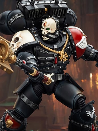 Warhammer 40,000 Blood Angels Lemartes with Jump Pack, Blood