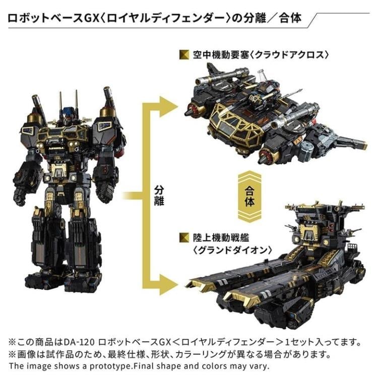 Diaclone DA-120 Robot Base GX (Royal Defender) Gallery Image 8