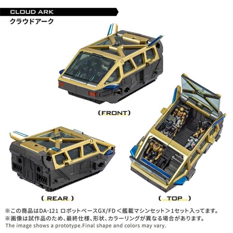 Diaclone DA-121 Robot Base GX/FD (Carrier Machine Set) Gallery Image 8