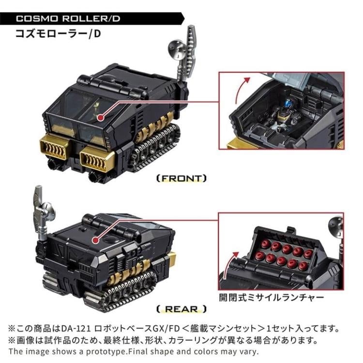 Diaclone DA-121 Robot Base GX/FD (Carrier Machine Set) Gallery Image 7