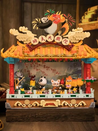 Kung Fu Panda Kung Fu Theater Building Block Set Gallery Image 2