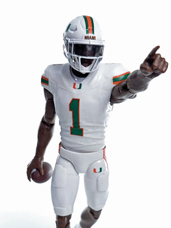 Collegiate Legends University of Miami (Ver. 2) 1/12 Scale Action Figure Gallery Image 2