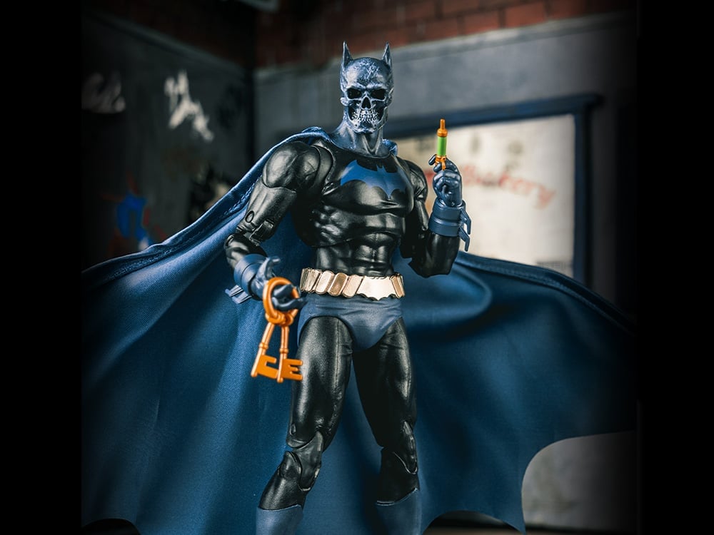 Beneath the Mask DC Multiverse Black Mask as Batman Action Figure Gallery Image 1