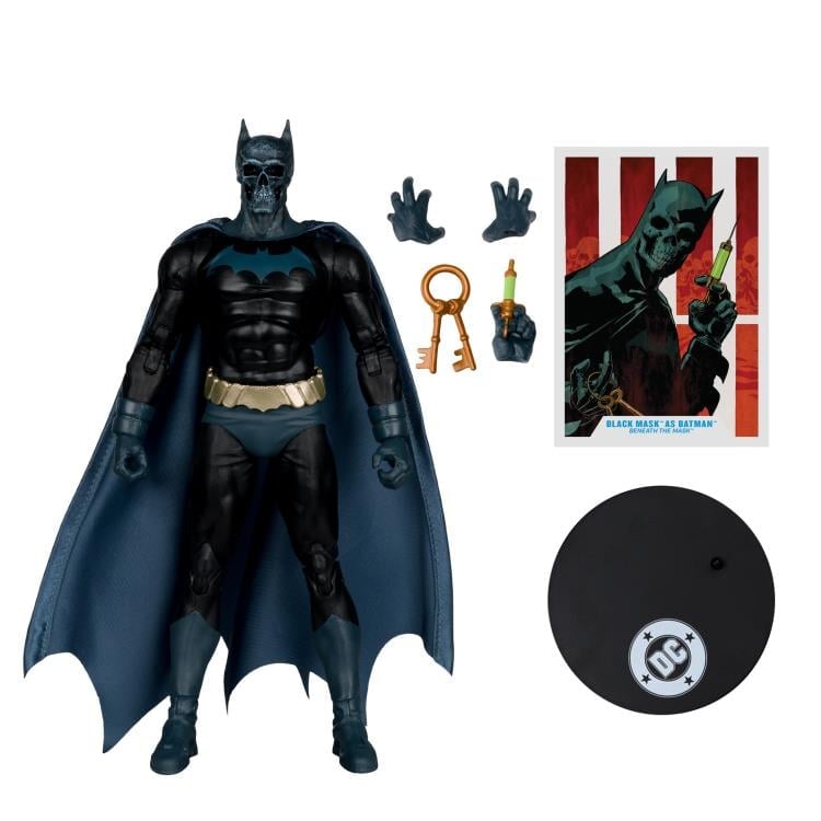 Beneath the Mask DC Multiverse Black Mask as Batman Action Figure Gallery Image 11