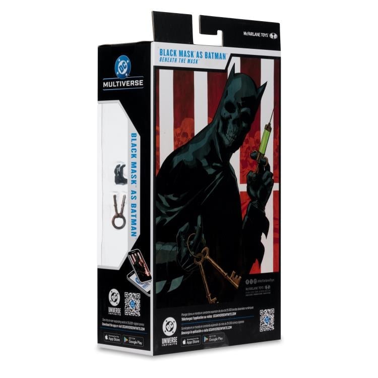 Beneath the Mask DC Multiverse Black Mask as Batman Action Figure Gallery Image 15