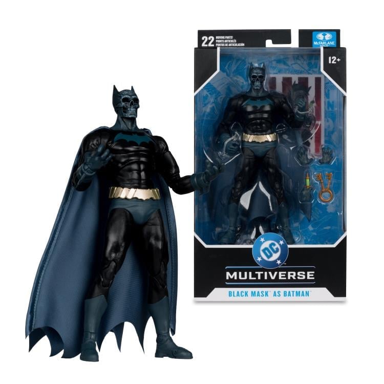Beneath the Mask DC Multiverse Black Mask as Batman Action Figure Gallery Image 12