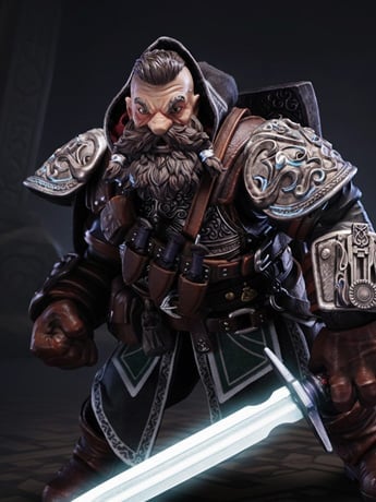 Eternal Expedition Series Dwarf Assassin Verdred Anvil 1/12 Scale Action Figure Gallery Image 2