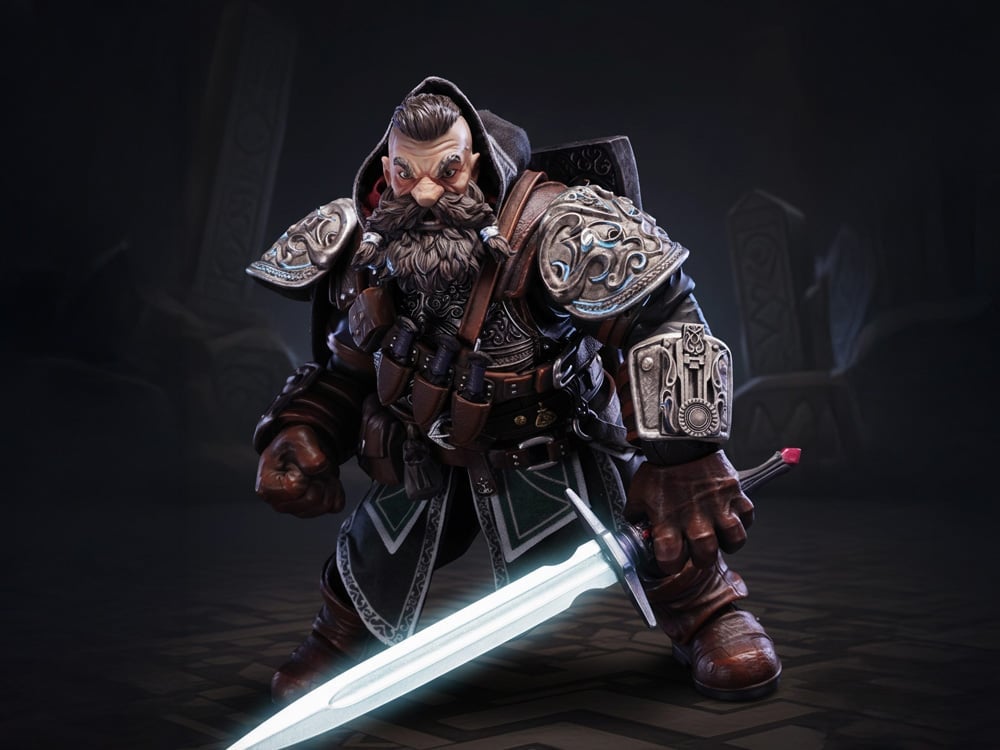 Eternal Expedition Series Dwarf Assassin Verdred Anvil 1/12 Scale Action Figure Gallery Image 1