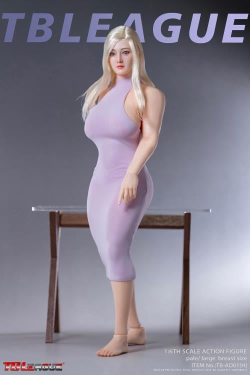 Female Body (Pale Large Bust) 1/6 Scale Figure (TB-AD01 With Head Sculpt) Gallery Image 3