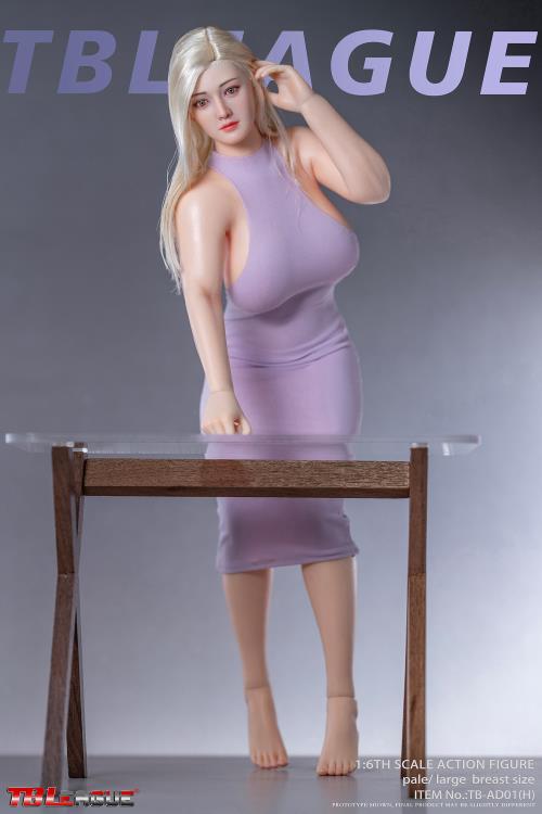 Female Body (Pale Large Bust) 1/6 Scale Figure (TB-AD01 With Head Sculpt) Gallery Image 10