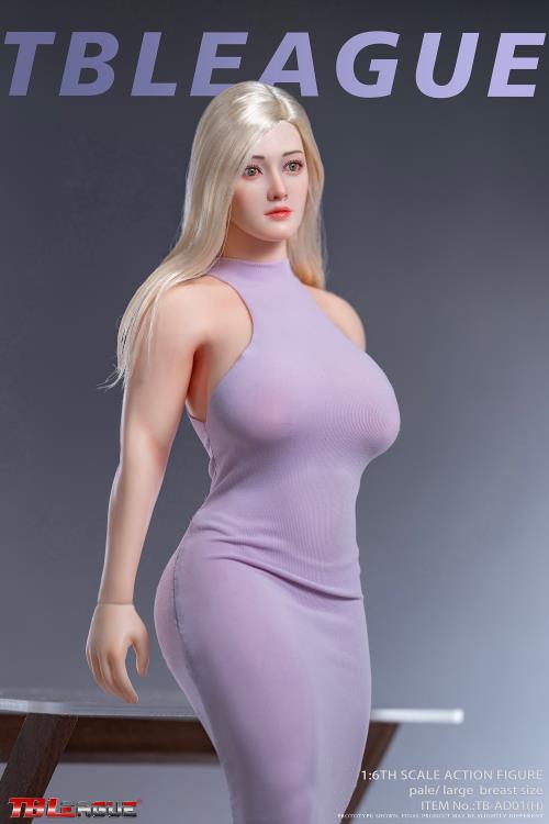 Female Body (Pale Large Bust) 1/6 Scale Figure (TB-AD01 With Head Sculpt) Gallery Image 8