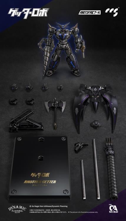 Getter Robo Daikessen! Artifact-X Black Getter Action Figure Gallery Image 12