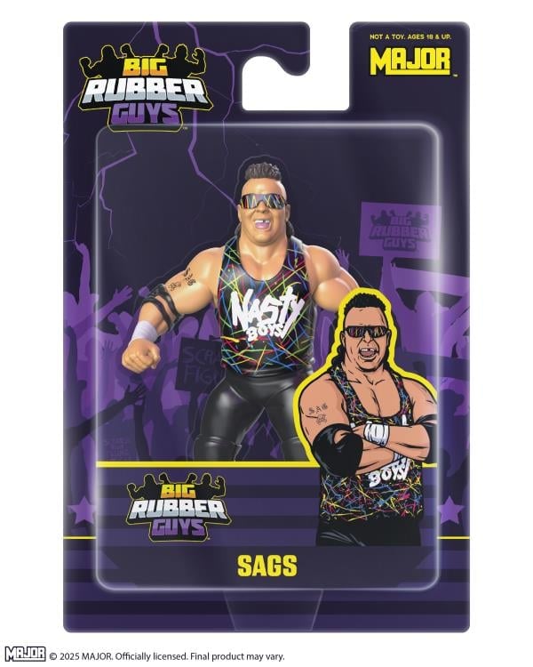 The Nasty Boys Big Rubber Guys Sags Figure