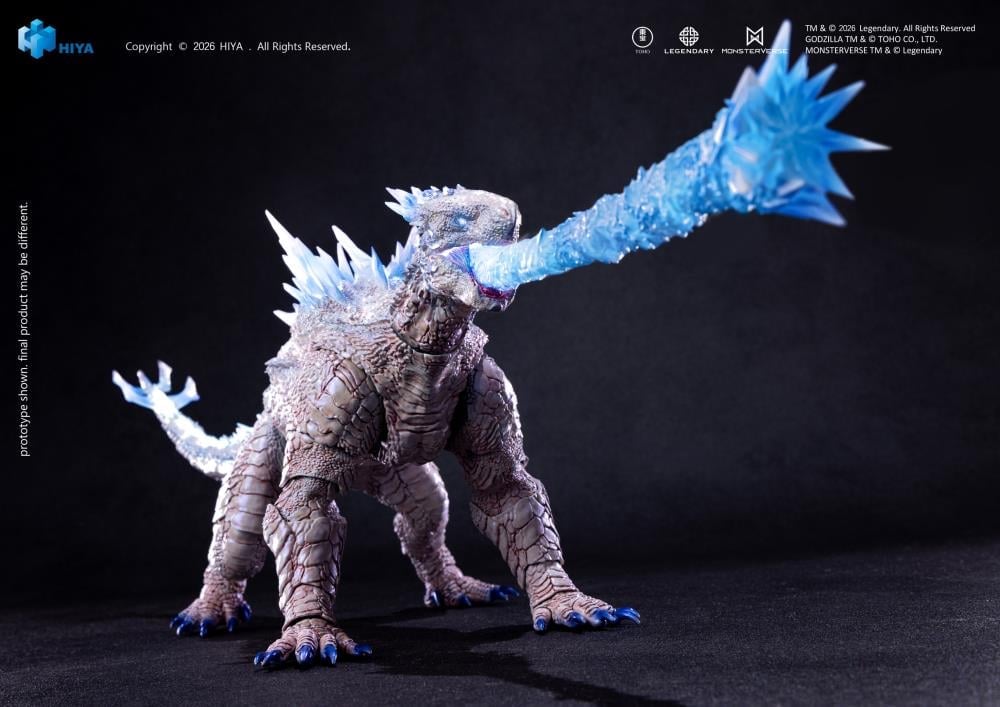 Godzilla x Kong: The New Empire Exquisite Basic+ Shimo (Frost Bite Blast Ver.) Action Figure Gallery Image 11
