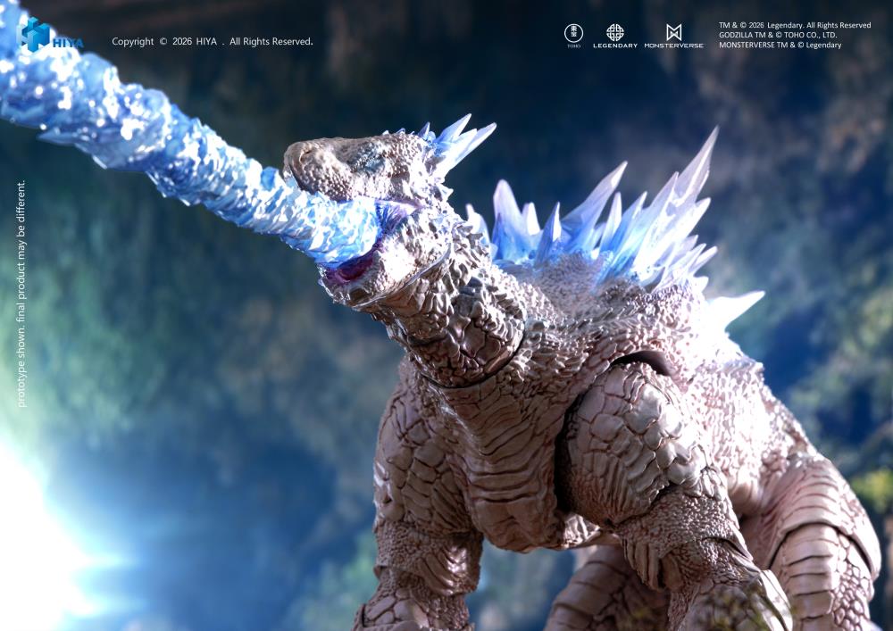 Godzilla x Kong: The New Empire Exquisite Basic+ Shimo (Frost Bite Blast Ver.) Action Figure Gallery Image 7