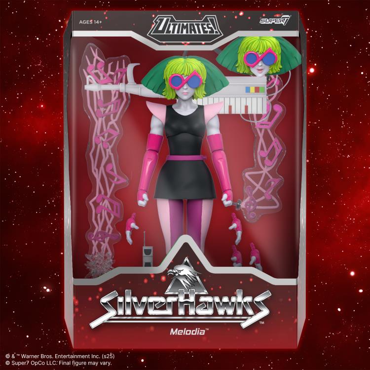 SilverHawks ULTIMATES! Melodia (Toon) Action Figure Gallery Image 5